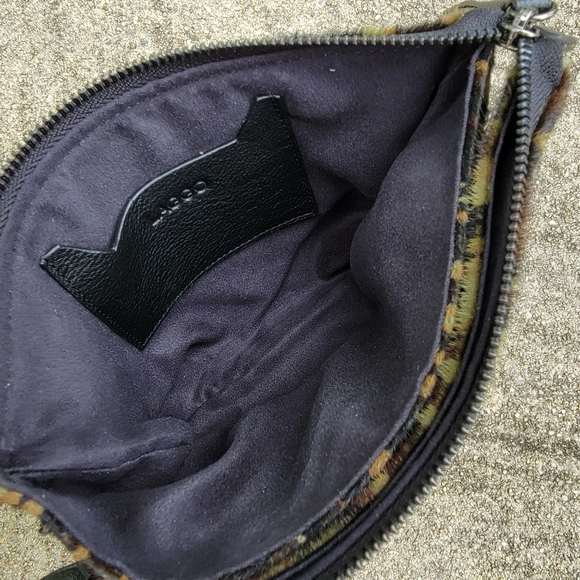 LAGGO City Bag Camo Calf Hair Studded  Crossbody Purse or Wristlet - Picture 5 of 11